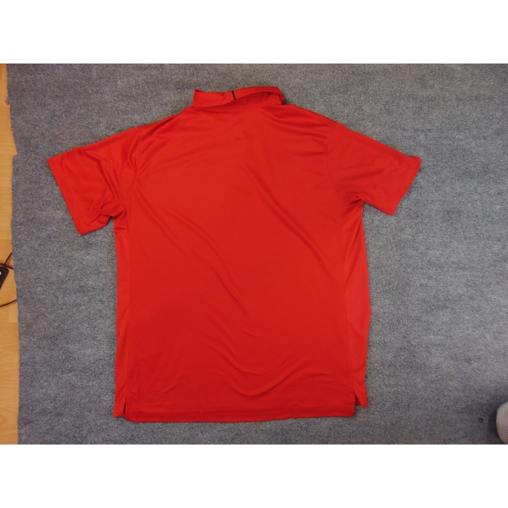 Georgia Bulldogs Polo Shirt Mens XL Red Nike Dri-Fit Short Sleeve SEC UGA - Picture 2 of 8